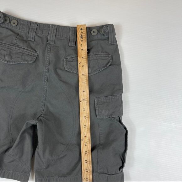 Burton Cargo Shorts Gray Hiking Outdoor Flat Front Men's Size 28 Cotton - Picture 10 of 10
